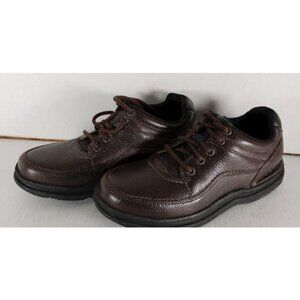 Rockport Mens Leather Oxford Shoes Size‎ 7 Brown